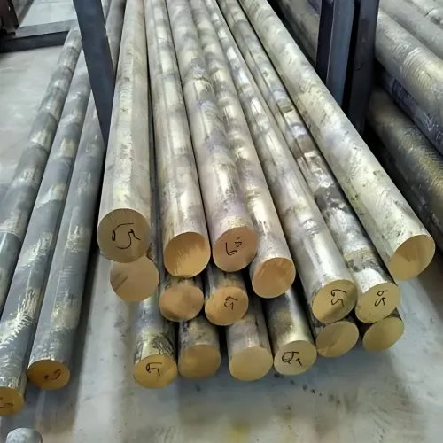 How are bronze rods machined?